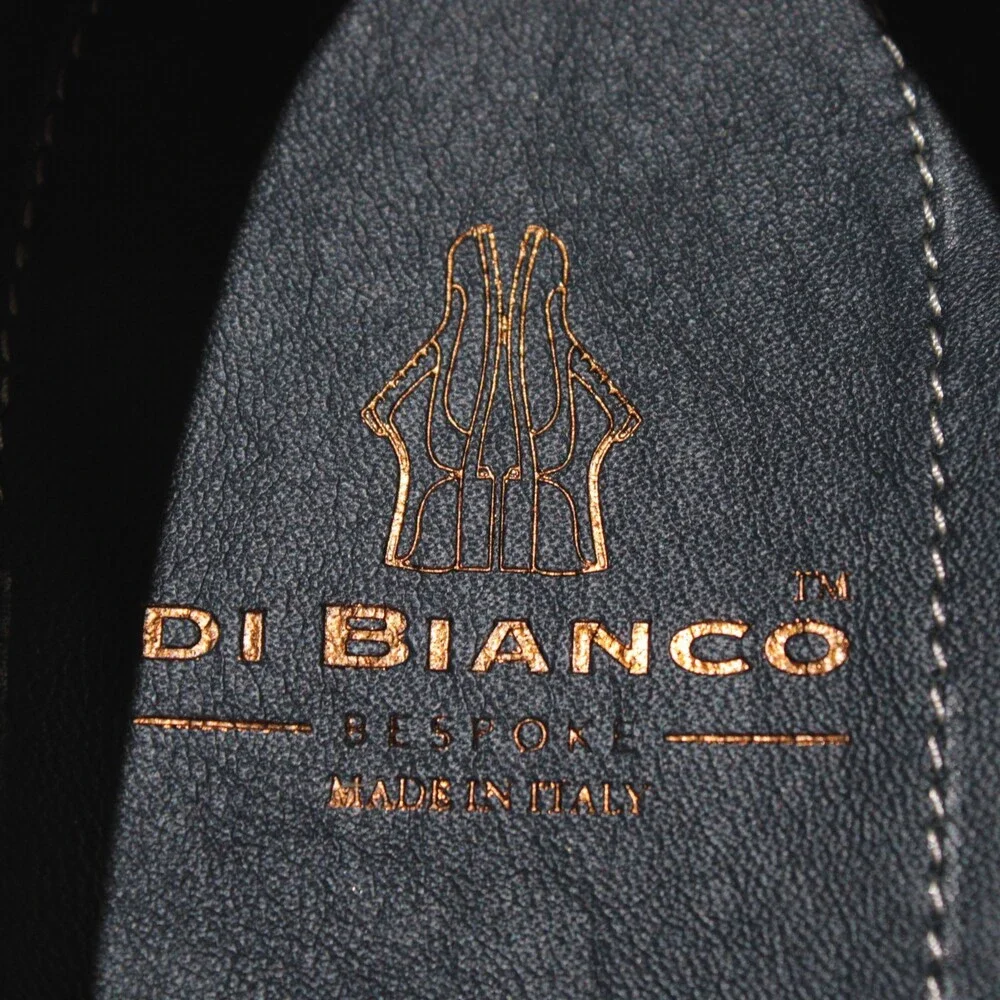 Di Bianco NWB Slip On Penny Loafers Size 40.5 (US 7.5) in Brown Leather